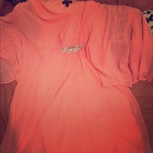 Peach dress size 16